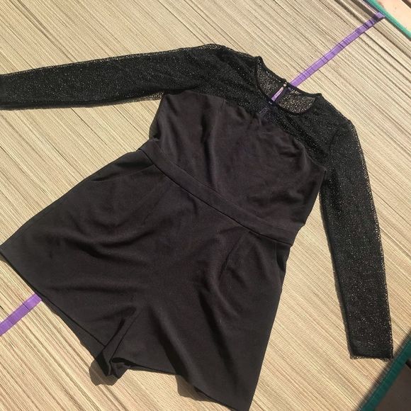 Garage Romper Black and Lace - Picture 4 of 5